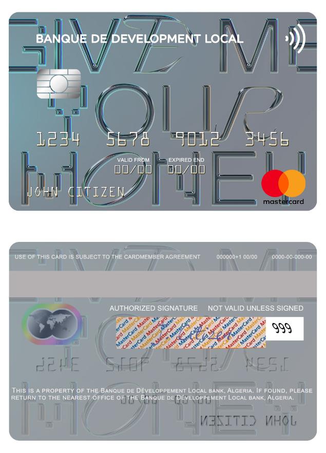 Algeria Banque de Développement Local mastercard